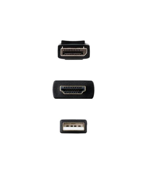 Nanocable cable conversor hdmi/m a dp/m 1,8 m