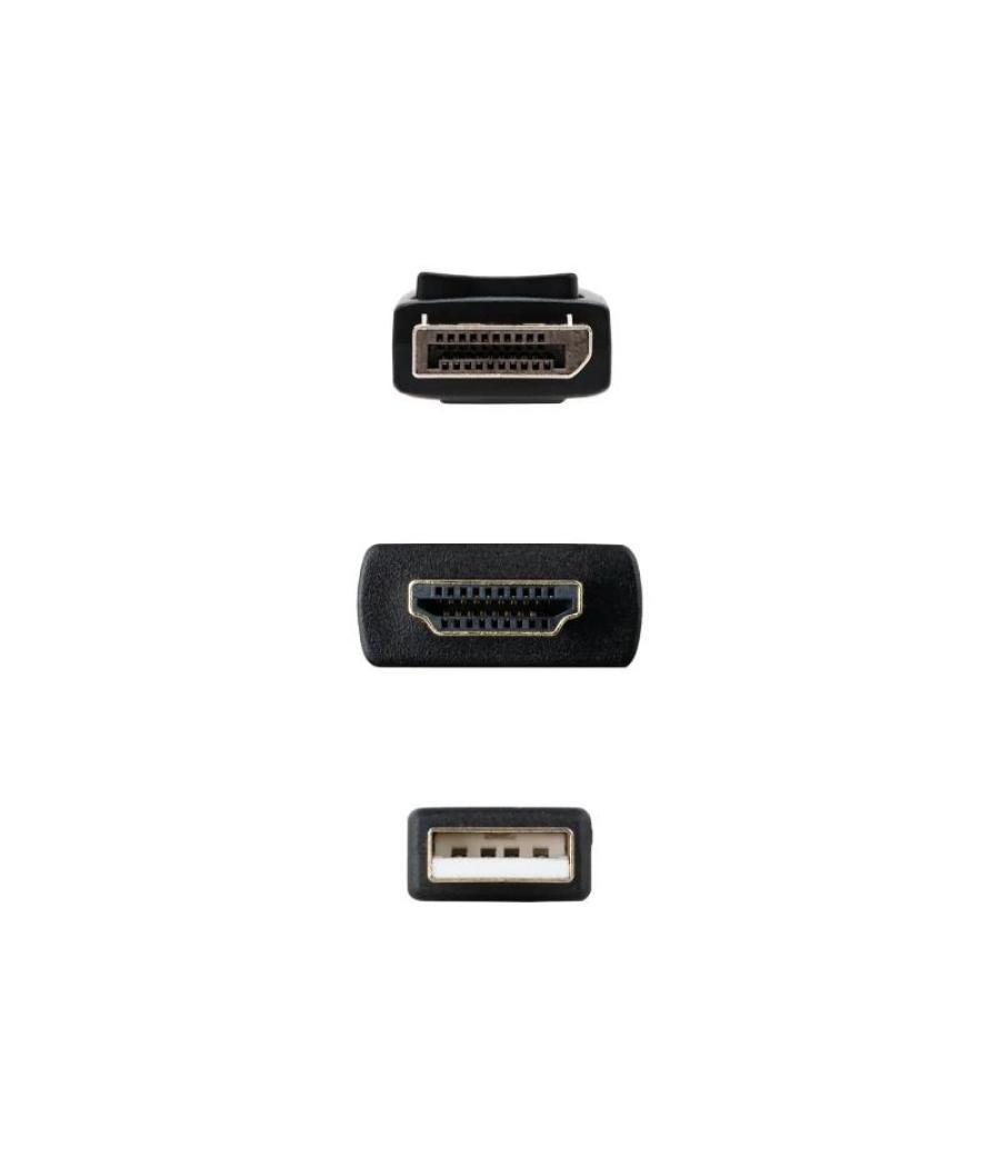 Nanocable cable conversor hdmi/m a dp/m 1,8 m