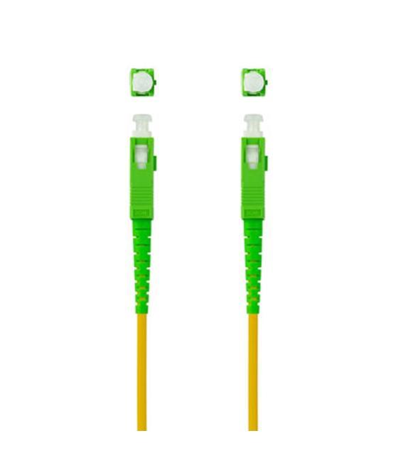 Nanocable cable fibra sc/apc lszh amarillo 20m