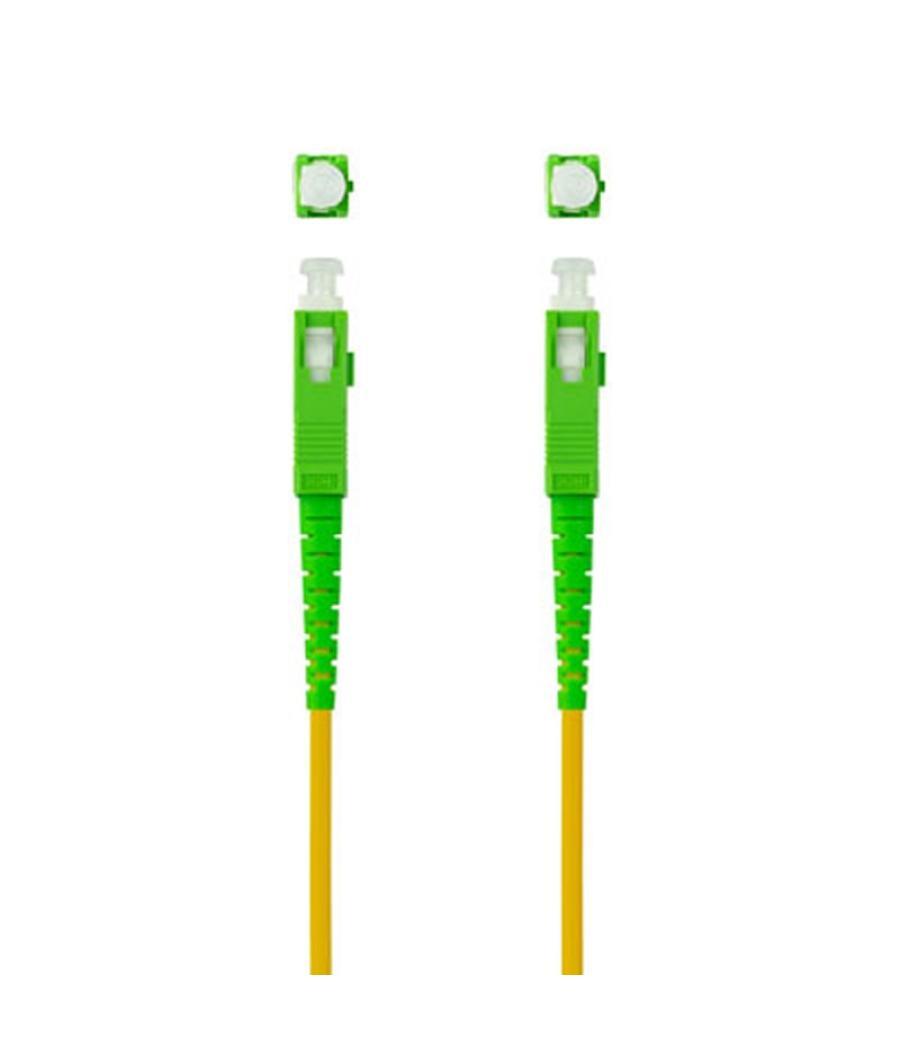 Nanocable cable fibra sc/apc lszh amarillo 20m