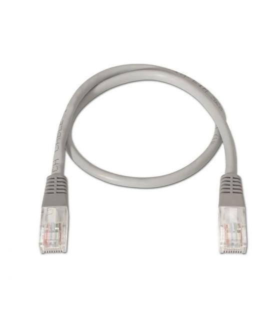 Aisens latiguillo rj45 cat.6 utp 1.0m gris cobre