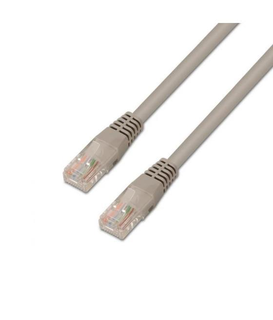 Aisens latiguillo rj45 cat.6 utp awg24 gris 5.0m