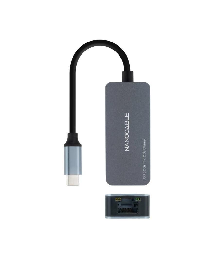 Nanocable conversor usb-c a ethernet 2.5g