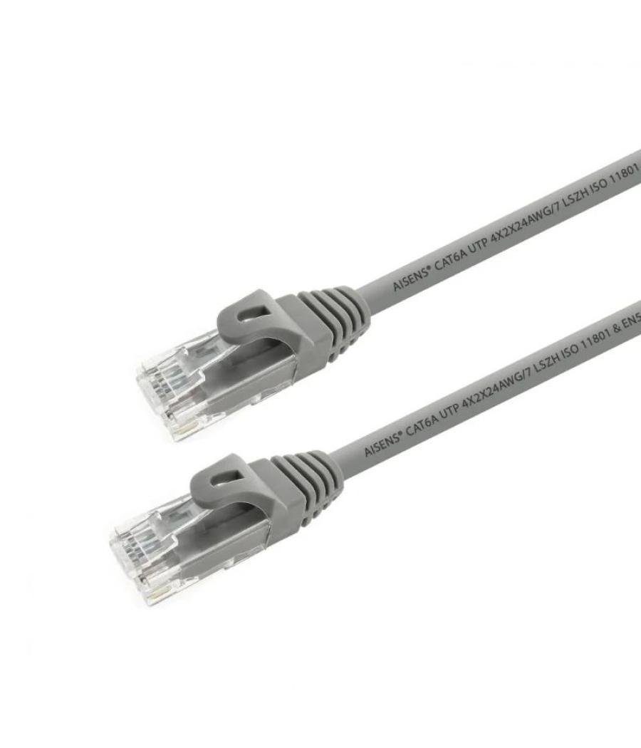 Aisens latiguillo rj45 cat.6a utp gris 15m