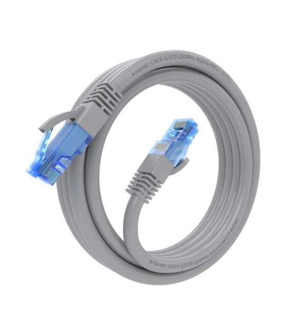 Aisens cable rj45 cat.6 utp awg26 cca gris 2.0m