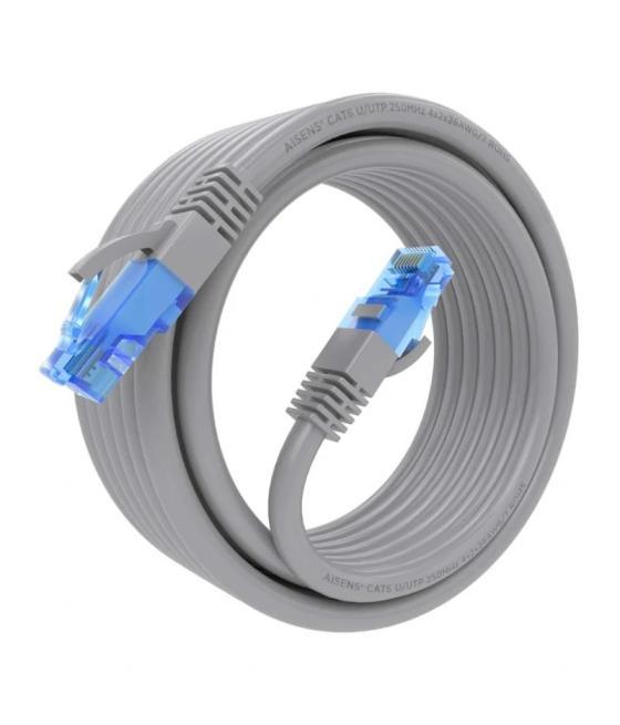 Aisens cable rj45 cat.6 utp awg26 cca gris 4.0m