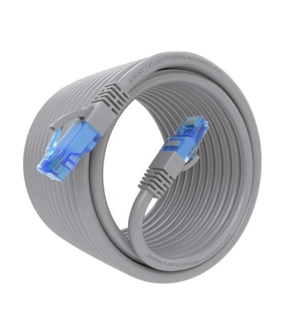 Aisens cable rj45 cat.6 utp awg26 cca gris 7.5m