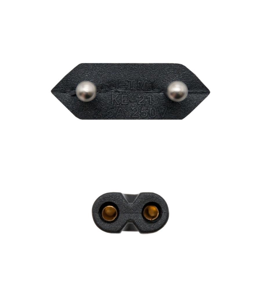 Nanocable cable alim. forma 8 cee7/16/m-c7/h, 1.5m