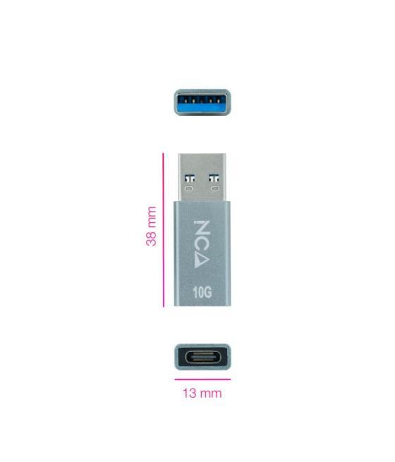Nanocable adaptador usb-a/m 3.1 gen2 a usb-c/h