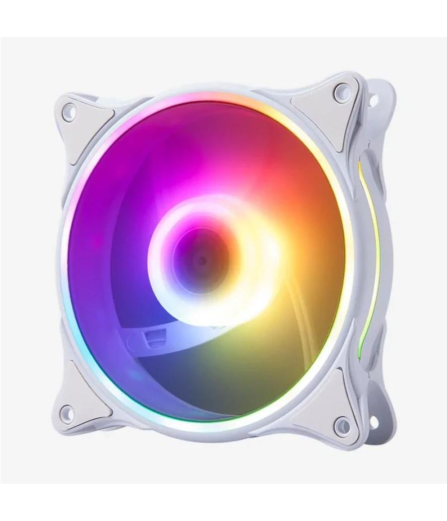 Hiditec ventilador gaming argb-n-18 white 120 mm