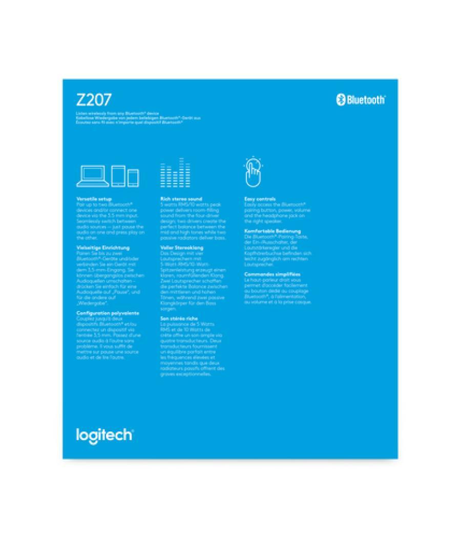 Logitech Z207 Altavoces de ordenador Bluetooth