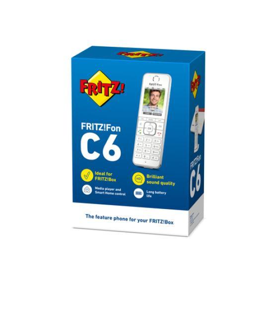 FRITZ!Fon C6 International Teléfono DECT Identificador de llamadas Blanco