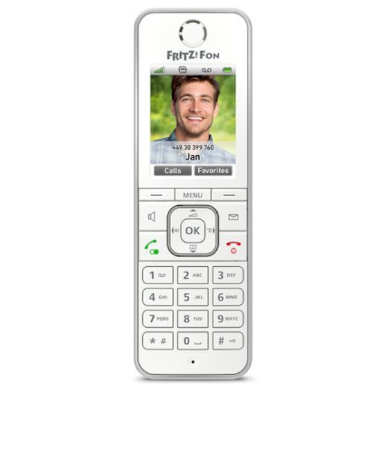 FRITZ!Fon C6 International Teléfono DECT Identificador de llamadas Blanco