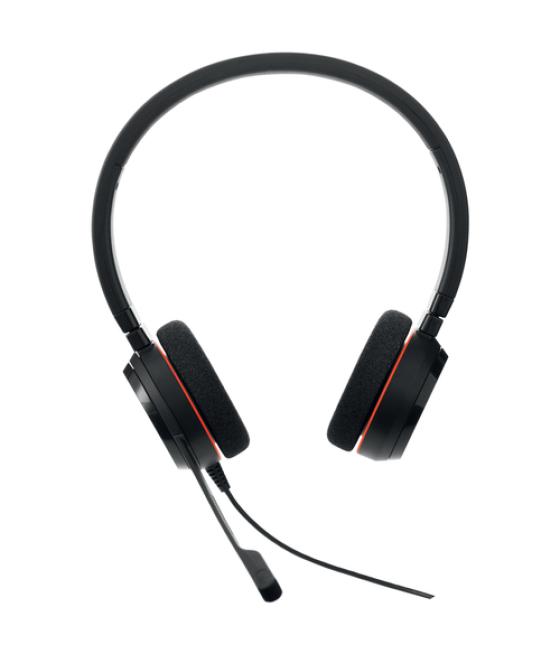 Jabra Evolve 20 MS Stereo Auriculares Alámbrico Diadema Oficina/Centro de llamadas USB tipo A Negro