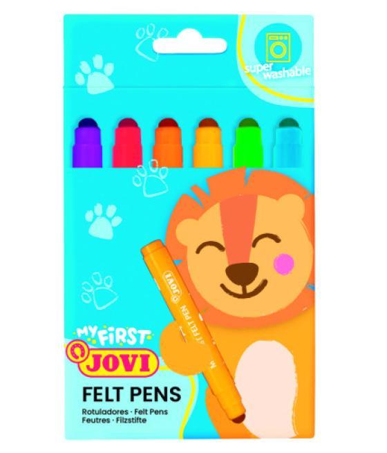 My first felt pen estuche 6 rotuladores colores surtidos new jovi 1206