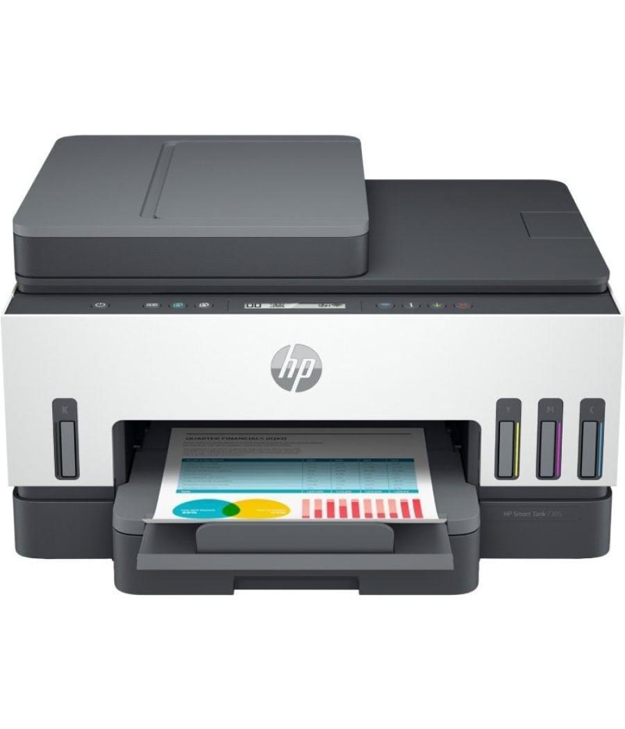 Hp multifuncion recargable smart tank 7305 wifi/duplex blanco