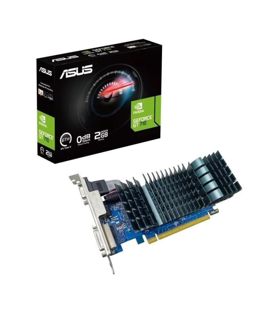 Tarjeta gráfica asus geforce gt 710 evo/ 2gb ddr3/ compatible con perfil bajo