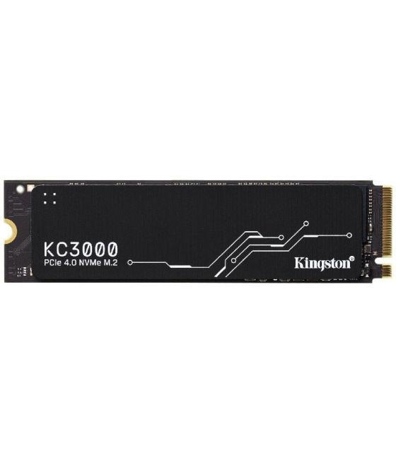 Disco ssd kingston kc3000 512gb/ m.2 2280 pcie 4.0/ con disipador de calor/ full capacity