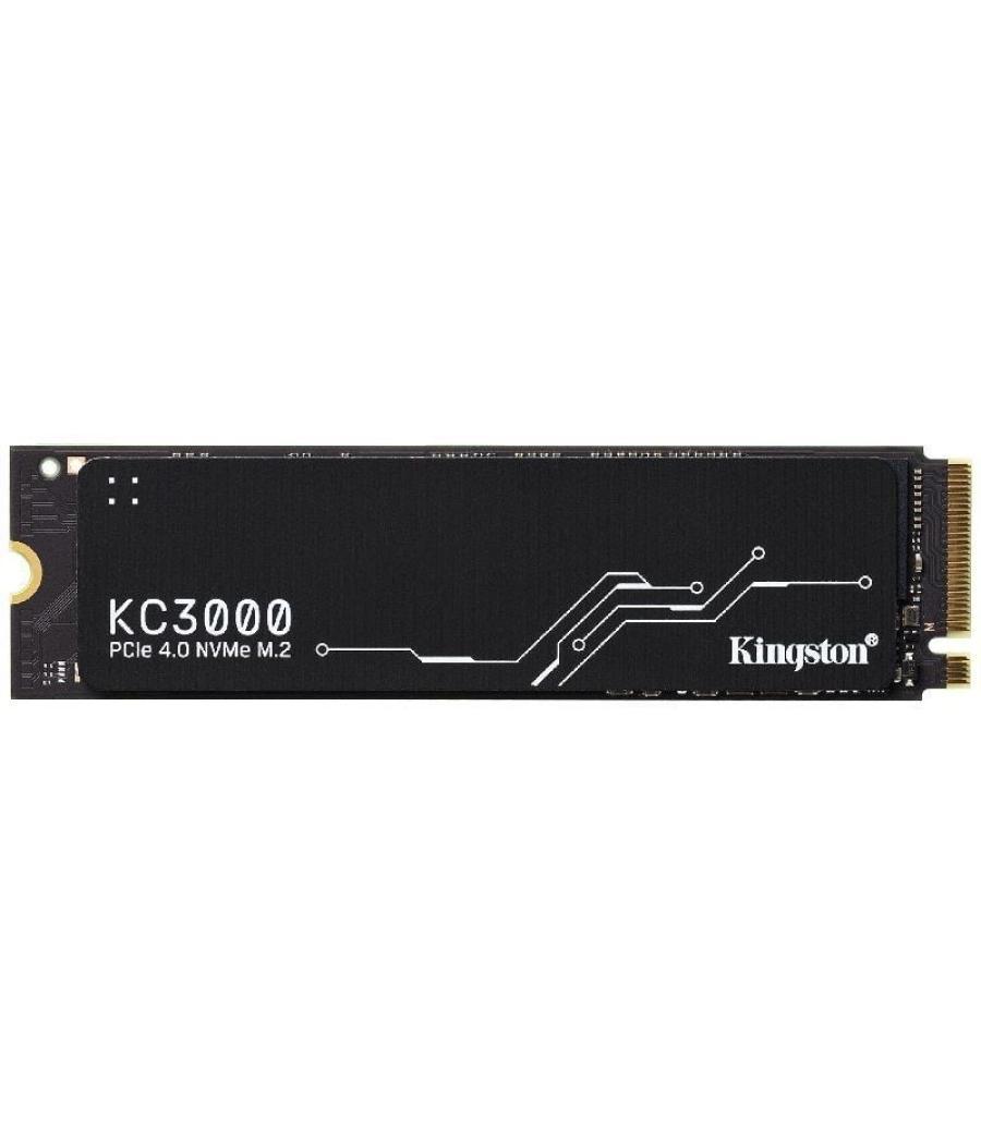 Disco ssd kingston kc3000 512gb/ m.2 2280 pcie 4.0/ con disipador de calor/ full capacity