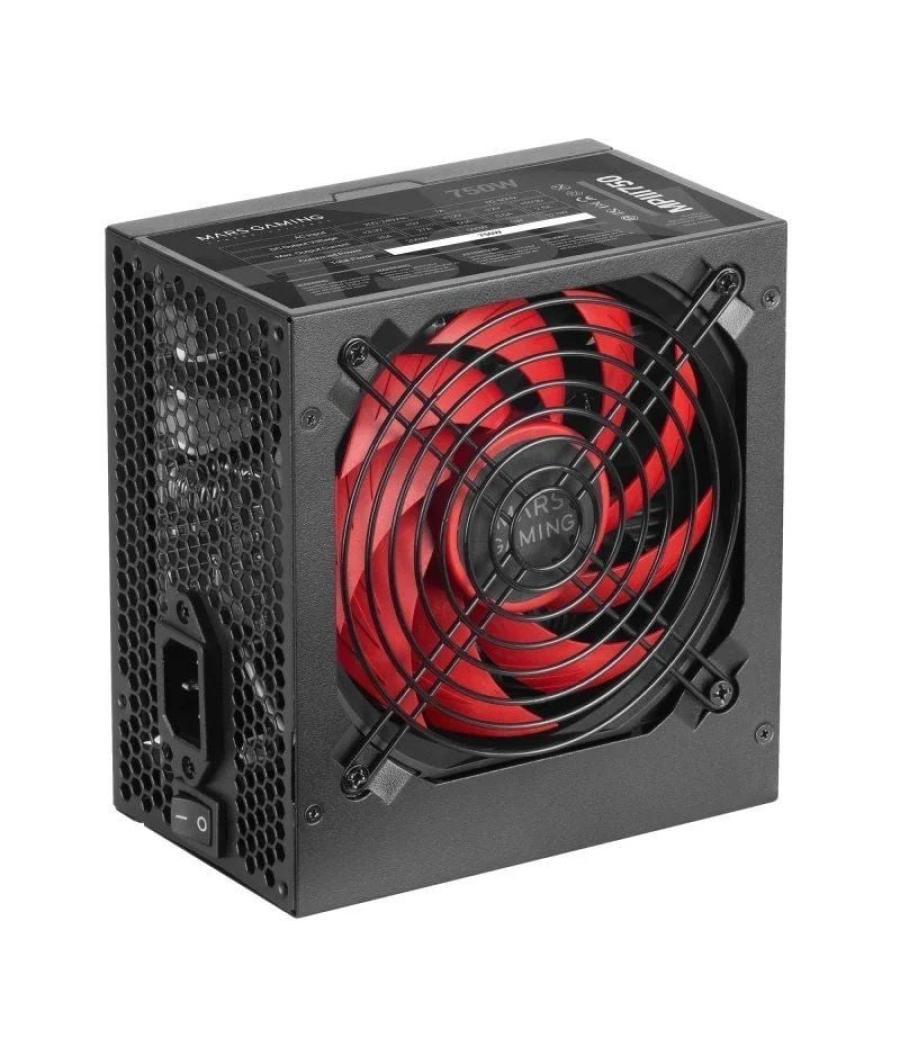 Fuente de alimentación mars gaming mpiii750/ 750w/ ventilador 12cm