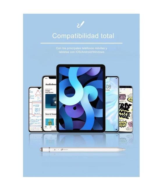 Lápiz electrónico leotec lestp04w stylus epen plus para android, ios y windows/ blanco