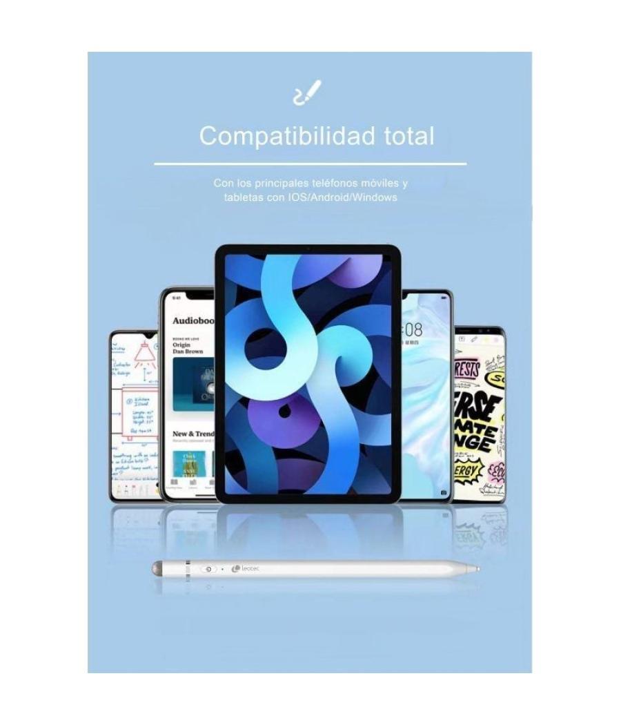 Lápiz electrónico leotec lestp04w stylus epen plus para android, ios y windows/ blanco