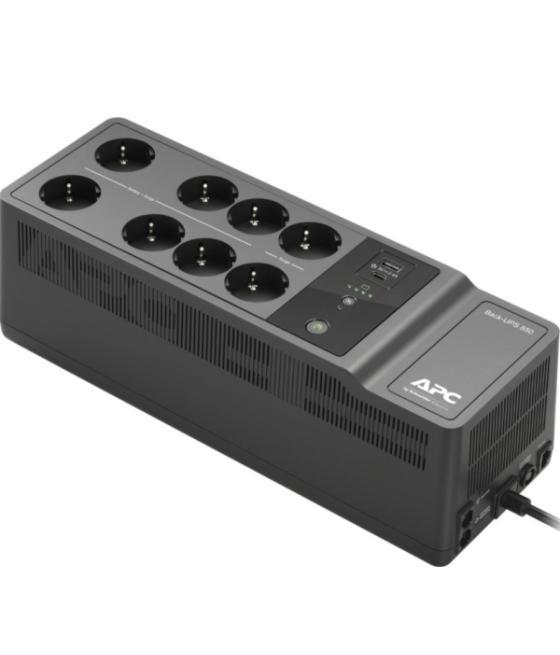 Sai apc be850g2-sp back ups 850va 230v 400w 8xschuko 1xusb-a 1xusb-c