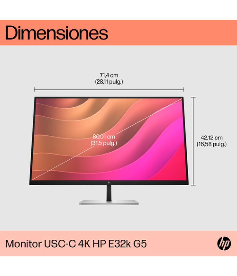 HP Monitor USB-C 4K E32k G5