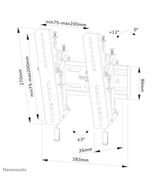 Neomounts soporte de pared para tv