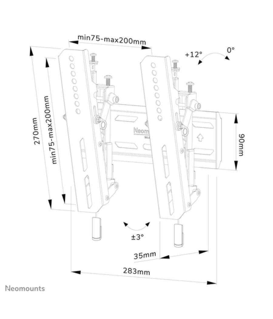 Neomounts soporte de pared para tv