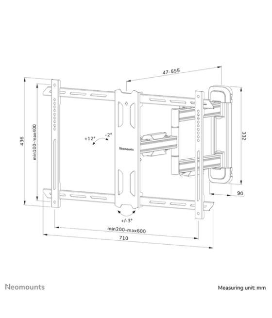 Neomounts soporte de pared para tv