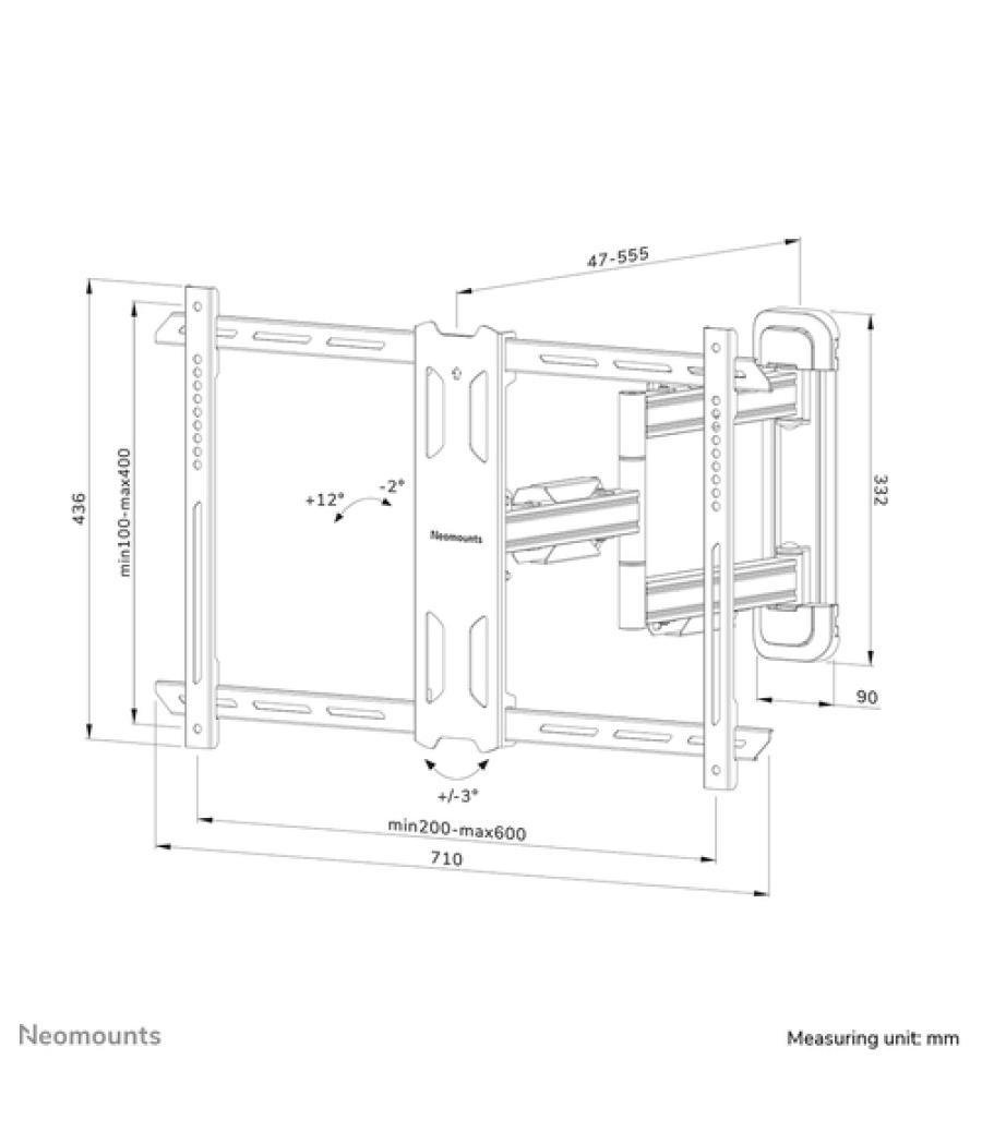 Neomounts soporte de pared para tv