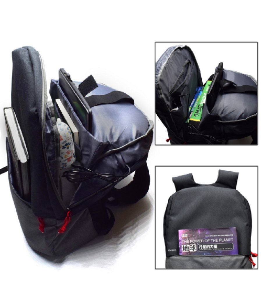 Ewent ew2529 maletines para portátil 43,9 cm (17.3") mochila negro