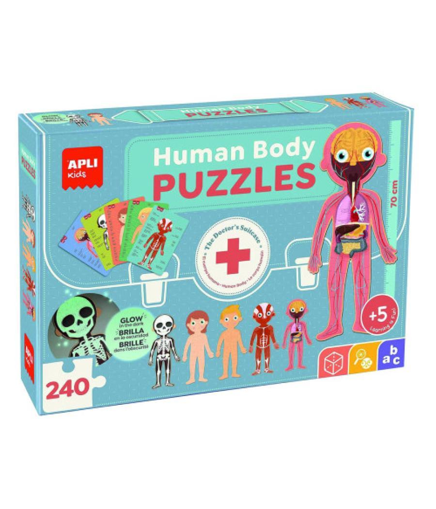 Puzzle educativo cuerpo humano apli 19438