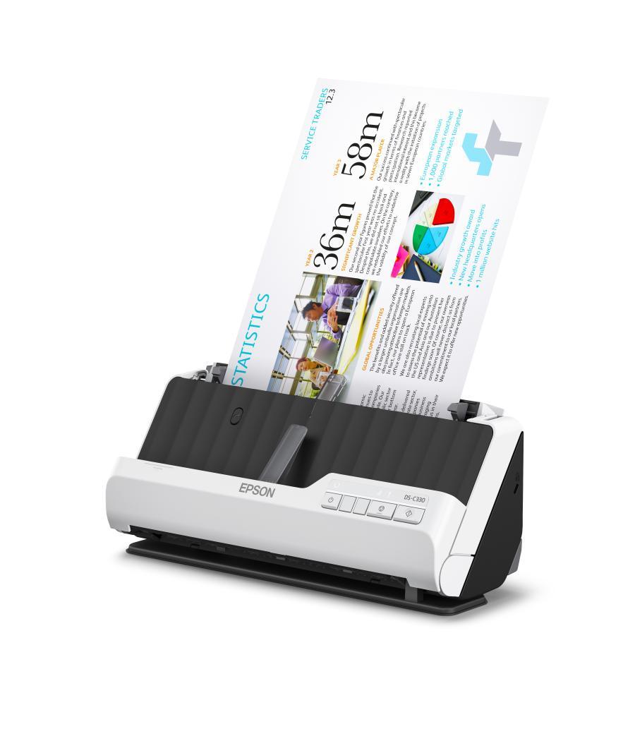 Escaner sobremesa epson ds - c330 a4 - 30ppm - duplex - compacto - adf 20hojas