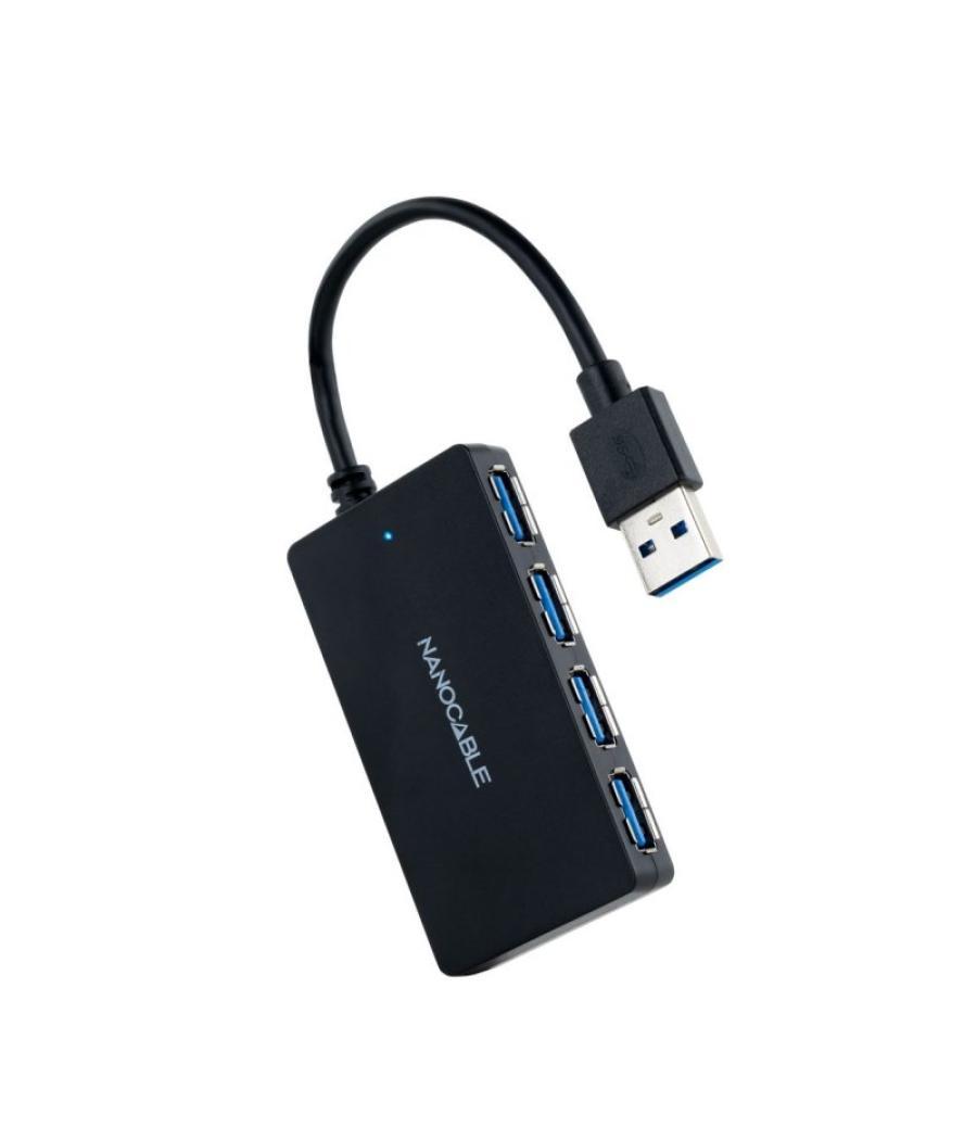 Nanocable hub usb 3.0 con 4 puertos de usb 3.0