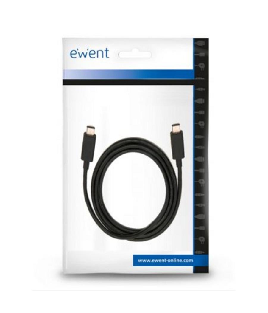 Ewent cable usb-c carga rápida 60w 10gbps,4k 1m