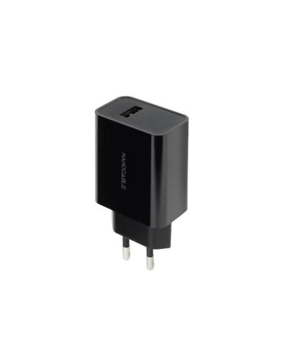 Nanocable cargador 1 x usb 5v-2.1a negro