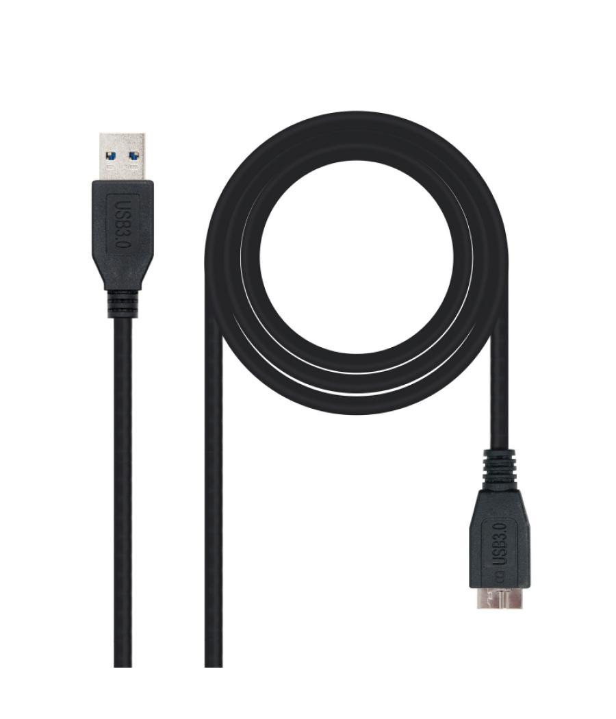 Nanocable cable usb 3.0 tipo a/macho-microusb/b 1m