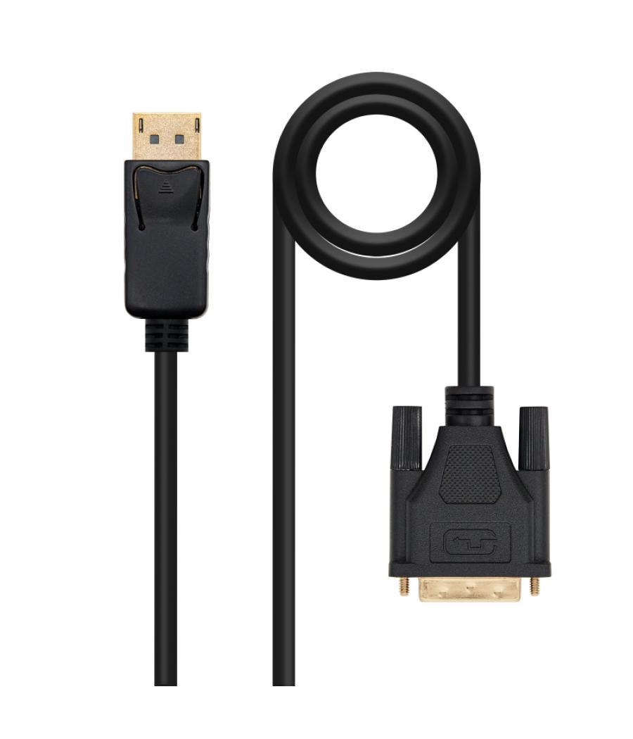 Nanocable cable conversor dp a dvi 2 m negro