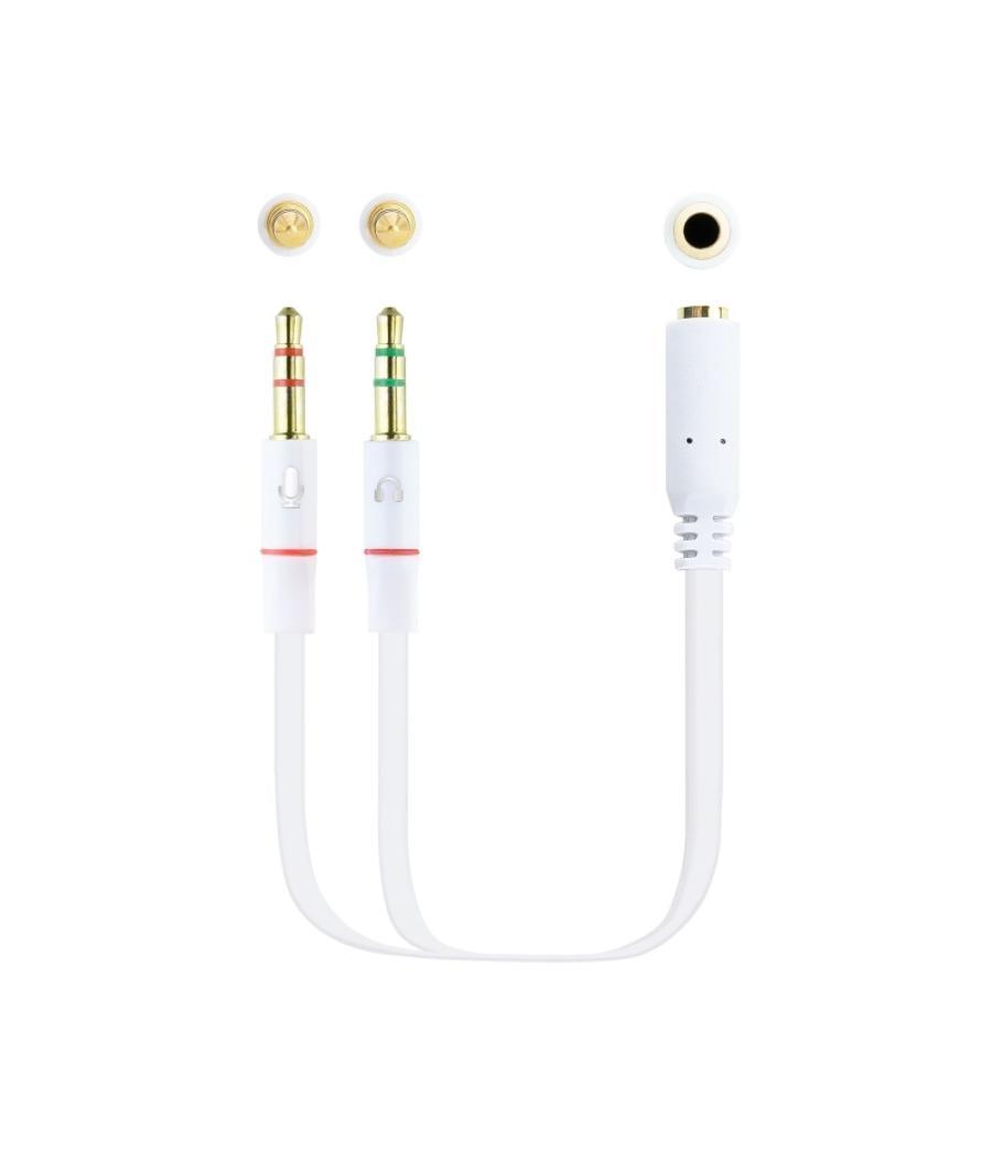 Nanocable cable audio jack 3.5/h 2xjack 3.5/m 20cm