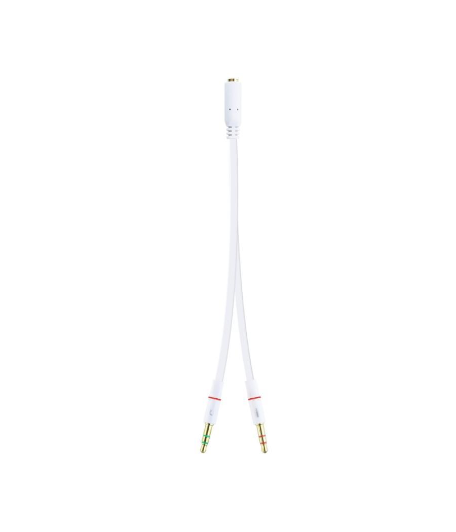Nanocable cable audio jack 3.5/h 2xjack 3.5/m 20cm