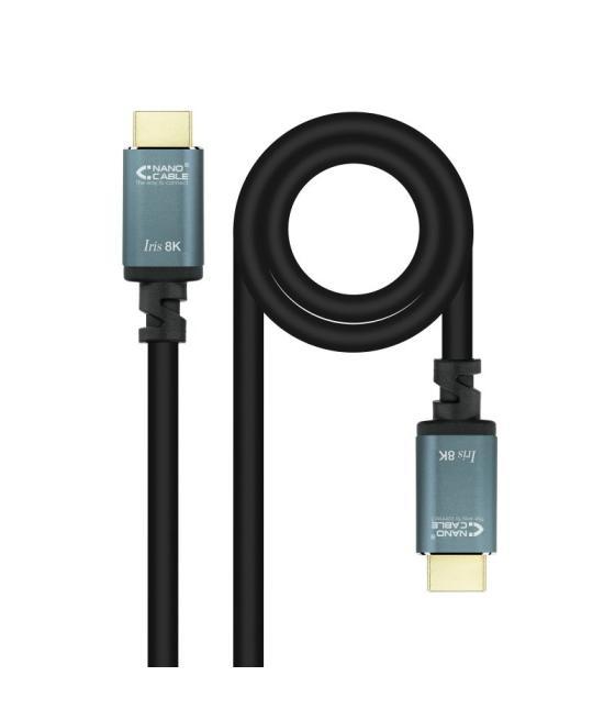 Nanocable cable hdmi 2.1 iris 8k m/m, 3 metros