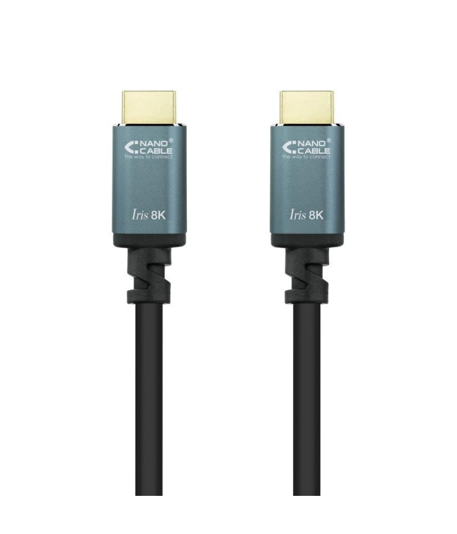 Nanocable cable hdmi 2.1 iris 8k m/m, 3 metros