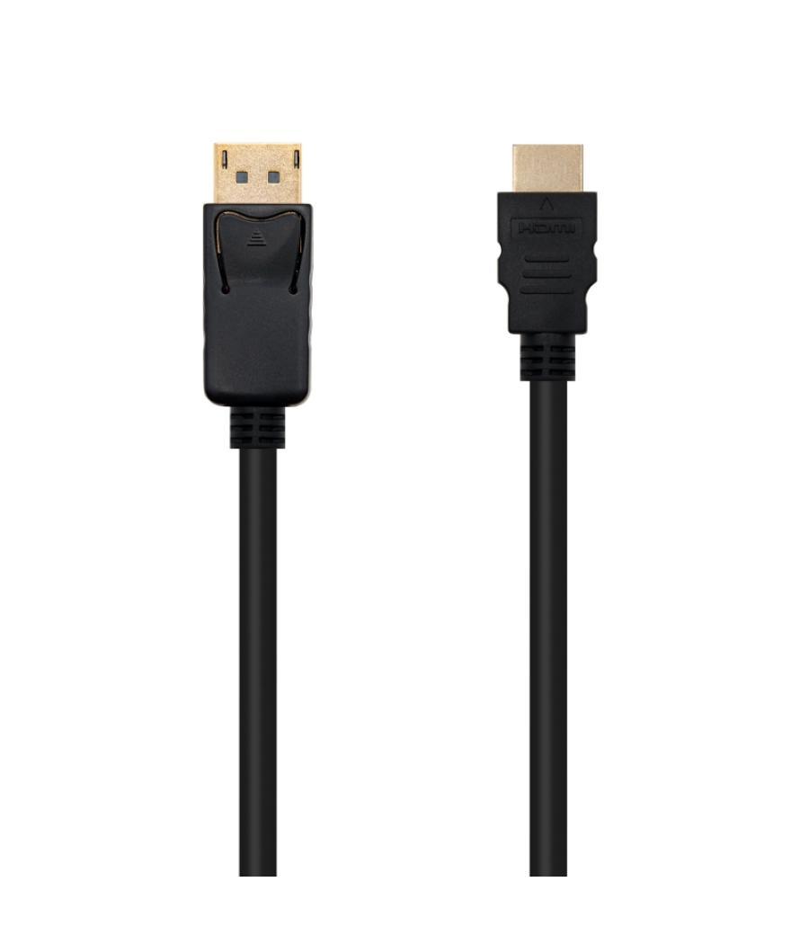Nanocable cable conversor dp a hdmi 1,5 m negro