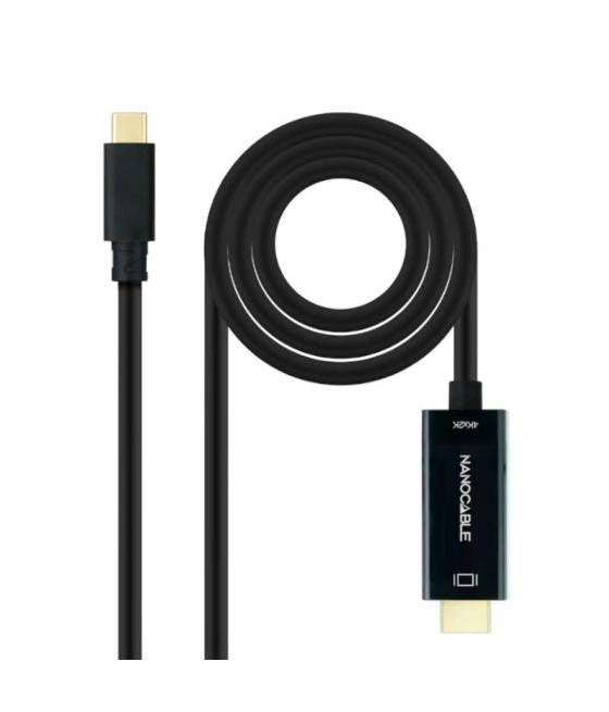 Nanocable conversor usb-c a hdmi 1.4 4k@30hz 3 m