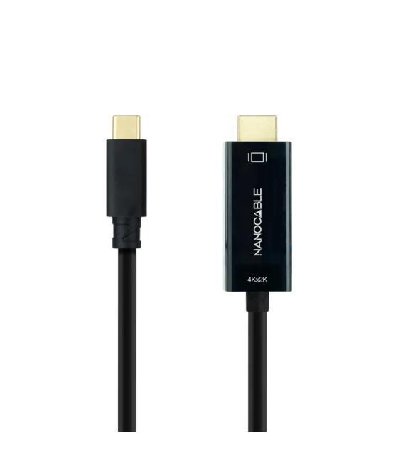 Nanocable conversor usb-c a hdmi 1.4 4k@30hz 3 m