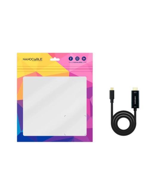 Nanocable conversor usb-c a hdmi 1.4 4k@30hz 3 m