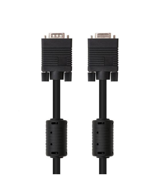 Nanocable cable vga con ferrita m-h, negro, 1.8m