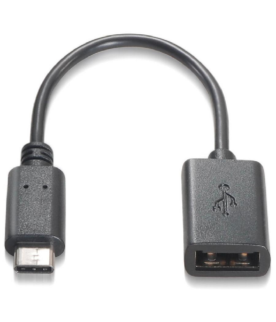 Nanocable cable usb 2.0 3a, usb-c/m-a/f, 15cm